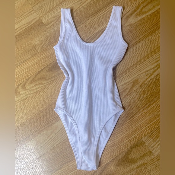 ZARA leotard/ bodysuit white size xsmall EUC - Picture 3 of 10